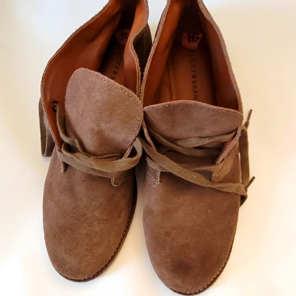 Lucky Brand Boots size 10 suede - Picture 5 of 8